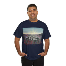 Load image into Gallery viewer, The Band Played Waltzing Matilda - Unisex HEAVY COTTON TEE - by Kerry Sandhu Art
