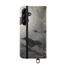 Load image into Gallery viewer, Come Join the Murder - PHONE CASE WALLET - by Kerry Sandhu Art
