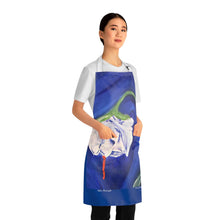 Load image into Gallery viewer, Apron - lightweight, silky finish 100% polyester, two front pockets. Many original artwork designs by Kerry Sandhu Art
