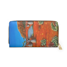 Load image into Gallery viewer, Beds Are Burning - ZIPPER WALLET - Designed from original artwork
