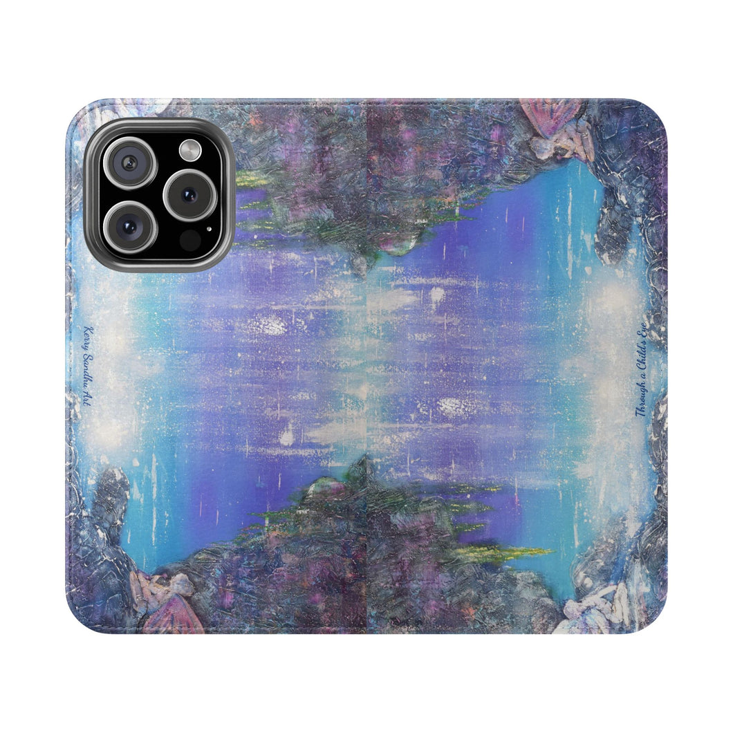 Through a Child's Eye - PHONE CASE WALLET - by Kerry Sandhu Art