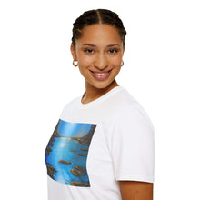 Load image into Gallery viewer, T-Shirt made from very soft materials, no side seams. Feels like bliss to wear! Many designs by Kerry Sandhu Art
