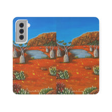Load image into Gallery viewer, Beds Are Burning - PHONE CASE WALLET - by Kerry Sandhu Art

