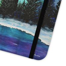 Load image into Gallery viewer, Aurora - PHONE CASE WALLET for Samsung &amp; iPhones - by Kerry Sandhu Art

