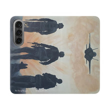 Load image into Gallery viewer, The Dust of Uruzgan (with Jet) - PHONE CASE WALLET - by Kerry Sandhu Art
