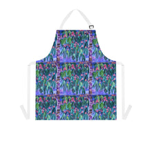 Load image into Gallery viewer, Apron - lightweight, silky finish 100% polyester, two front pockets. Many original artwork designs by Kerry Sandhu Art
