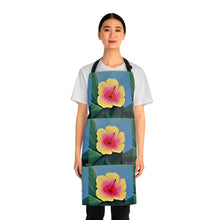 Load image into Gallery viewer, Apron - lightweight, silky finish 100% polyester, two front pockets. Many original artwork designs by Kerry Sandhu Art
