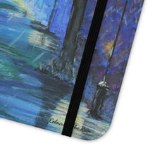 Load image into Gallery viewer, Colours of the Rain - PHONE CASE WALLET - by Kerry Sandhu Art
