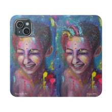 Load image into Gallery viewer, Raining Glitter - PHONE CASE WALLET for Samsung &amp; iPhones - by Kerry Sandhu Art
