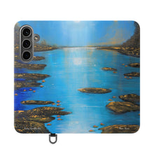 Load image into Gallery viewer, Moon River - PHONE CASE WALLET for Samsung &amp; iPhones - by Kerry Sandhu Art
