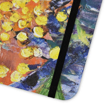 Load image into Gallery viewer, Rustic Wattle - PHONE CASE WALLET for Samsung &amp; iPhones - by Kerry Sandhu Art
