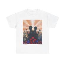 Load image into Gallery viewer, Spirit of the A N Z A Cs - Unisex HEAVY COTTON TEE - by Kerry Sandhu Art
