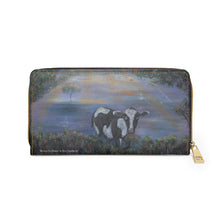 Load image into Gallery viewer, Pockets for cash, c/cards, coins, &amp; more. Stylish faux leather, lots of original artworks by Kerry Sandhu Art to choose from
