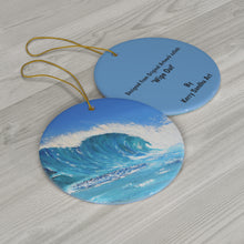 Load image into Gallery viewer, Wipe Out - CERAMIC ORNAMENT - Designed from Original Artwork
