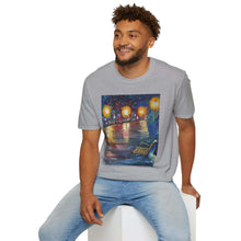 Load image into Gallery viewer, T-Shirt made from very soft materials, no side seams. Feels like bliss to wear! Many designs by Kerry Sandhu Art
