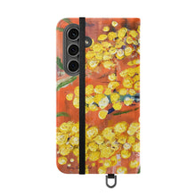 Load image into Gallery viewer, Rustic Wattle - PHONE CASE WALLET for Samsung &amp; iPhones - by Kerry Sandhu Art

