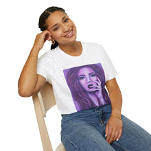 Load image into Gallery viewer, T-Shirt made from very soft materials, no side seams. Feels like bliss to wear! Many designs by Kerry Sandhu Art
