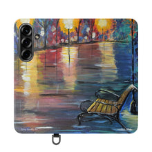 Load image into Gallery viewer, Park Bench - PHONE CASE WALLET for Samsung &amp; iPhones - by Kerry Sandhu Art
