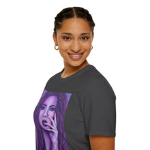 Load image into Gallery viewer, T-Shirt made from very soft materials, no side seams. Feels like bliss to wear! Many designs by Kerry Sandhu Art
