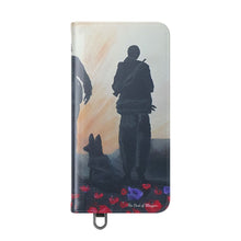 Load image into Gallery viewer, The Dust of Uruzgan (with Poppies) - PHONE CASE WALLET - by Kerry Sandhu Art
