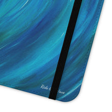 Load image into Gallery viewer, Ride the Wave - PHONE CASE WALLET - by Kerry Sandhu Art
