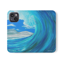 Load image into Gallery viewer, Ride the Wave - PHONE CASE WALLET - by Kerry Sandhu Art
