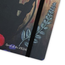 Load image into Gallery viewer, Spirit of the A N Z A Cs - PHONE CASE WALLET - by Kerry Sandhu Art
