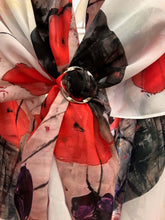 Load image into Gallery viewer, Scarf Ring, Clothes Clip, T-shirt Tie Accessories. The perfect accessory for your scarf or a unique way to wear a shirt!
