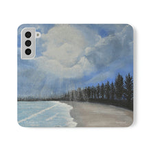 Load image into Gallery viewer, F/leather, elastic fastening, durable inner shell, stand feature, clear open ports, stitched pockets. 17 models, many designs
