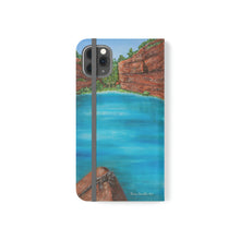 Load image into Gallery viewer, F/leather, elastic fastening, durable inner shell, stand feature, clear open ports, stitched pockets. 17 models, many designs
