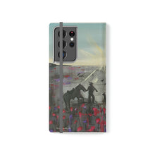 Load image into Gallery viewer, F/leather, elastic fastening, durable inner shell, stand feature, clear open ports, stitched pockets. 17 models, many designs

