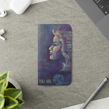 Load image into Gallery viewer, F/leather, elastic fastening, durable inner shell, stand feature, clear open ports, stitched pockets. 17 models, many designs
