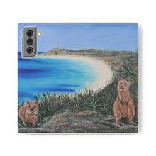Load image into Gallery viewer, F/leather, elastic fastening, durable inner shell, stand feature, clear open ports, stitched pockets. 17 models, many designs
