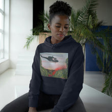 Load image into Gallery viewer, Hoodie 80/20 cotton/polyester anti-pill fleece, has a kangaroo pocket, sleeve cuff ribbing &amp; is preshrunk by Kerry Sandhu Art
