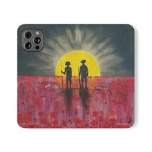 Load image into Gallery viewer, F/leather, elastic fastening, durable inner shell, stand feature, clear open ports, stitched pockets. 17 models, many designs
