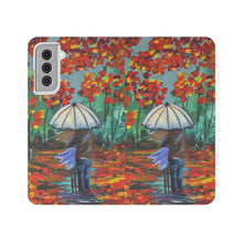Load image into Gallery viewer, Autumn Rain - PHONE CASE WALLET for Samsung &amp; iPhones - Designed from original artwork
