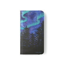 Load image into Gallery viewer, Northern Lights - PHONE CASE WALLET for Samsung &amp; iPhones - Designed from original artwork
