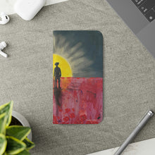 Load image into Gallery viewer, F/leather, elastic fastening, durable inner shell, stand feature, clear open ports, stitched pockets. 17 models, many designs
