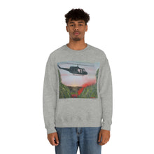 Load image into Gallery viewer, The Battle of Long Tan - UNISEX Heavy Blend SWEATSHIRT - Designed from Original ANZAC Day artwork (Image on front)
