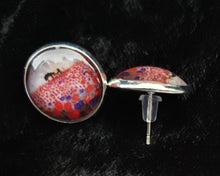 Load image into Gallery viewer, Benedictus - 16mm STUD EARRINGS - Designed from original ANZAC Day artwork
