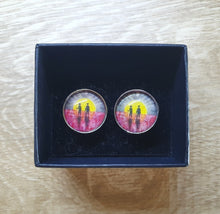 Load image into Gallery viewer, Freedom Called - 16mm STUD EARRINGS - Designed from original ANZAC Day artwork
