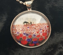 Load image into Gallery viewer, Benedictus - 30mm SILVER PENDANT &amp; NECKLACE - Designed from original ANZAC Day artwork

