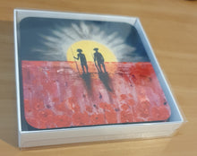 Load image into Gallery viewer, Freedom Called - Drink COASTERS - Designed from original ANZAC Day artwork
