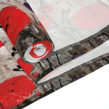 Load image into Gallery viewer, Table runner - Lightweight, hemmed, soft to touch, water-resistant. Vivid sublimated prints by Kerry Sandhu Art
