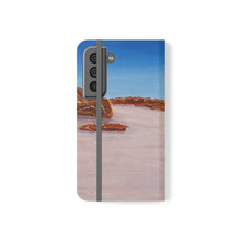 Load image into Gallery viewer, F/leather, elastic fastening, durable inner shell, stand feature, clear open ports, stitched pockets. 17 models, many designs
