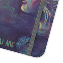 Load image into Gallery viewer, F/leather, elastic fastening, durable inner shell, stand feature, clear open ports, stitched pockets. 17 models, many designs
