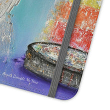 Load image into Gallery viewer, F/leather, elastic fastening, durable inner shell, stand feature, clear open ports, stitched pockets. 17 models, many designs
