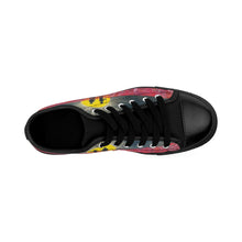 Load image into Gallery viewer, Extremely comfortable canvas sneakers with a high quality print are made to last and to impress by Kerry Sandhu Art
