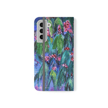 Load image into Gallery viewer, F/leather, elastic fastening, durable inner shell, stand feature, clear open ports, stitched pockets. 17 models, many designs

