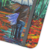 Load image into Gallery viewer, Autumn Rain - PHONE CASE WALLET for Samsung &amp; iPhones - Designed from original artwork
